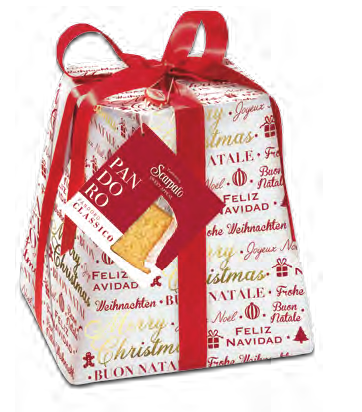 SCARPATO, Pandoro Classico (Classic 1000g, Paper Wrapper)