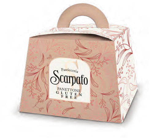 SCARPATO, Panettone Senza Gutine (600g, Gift Box)