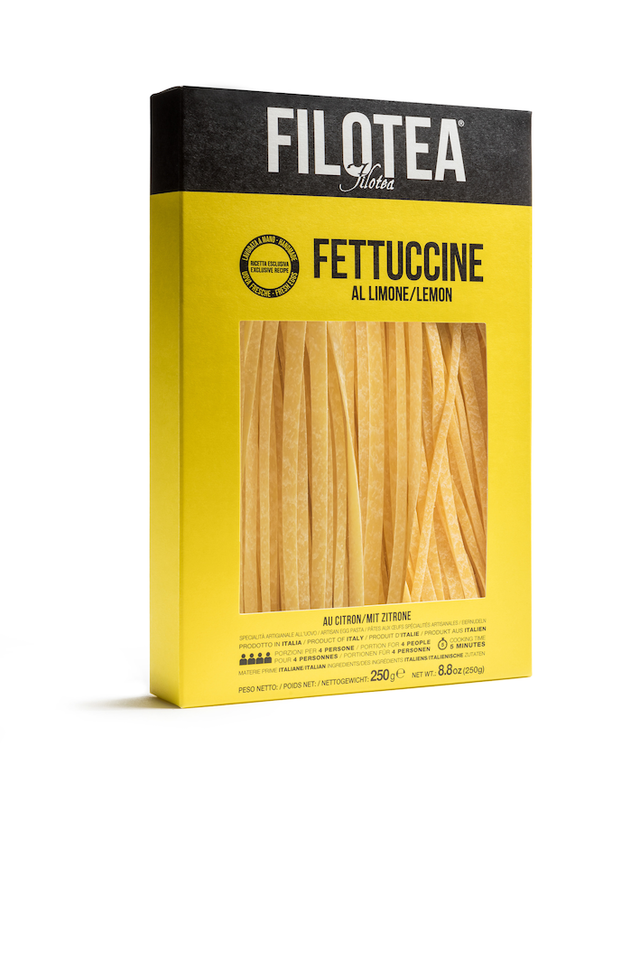 FILOTEA, Fettuccine al Limone (Lemon Fettuccine Egg Pasta)