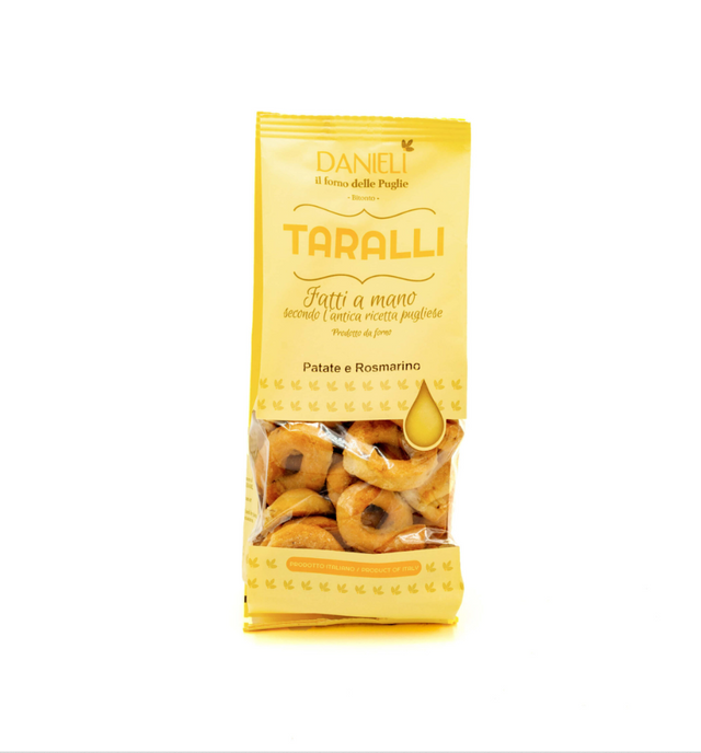 DANIELI, Taralli Patate e Rosmarino (Potato and Rosemary Taralli)