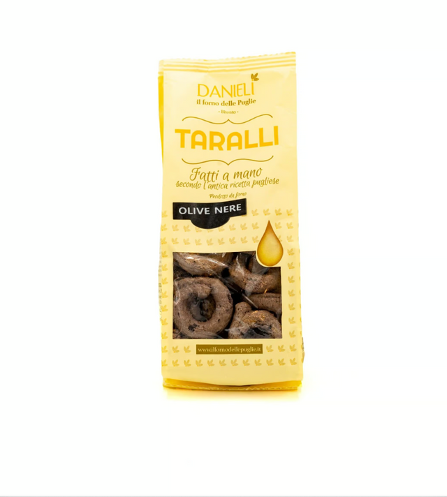 DANIELI, Taralli alle Olive Nere (Black Olives Taralli)