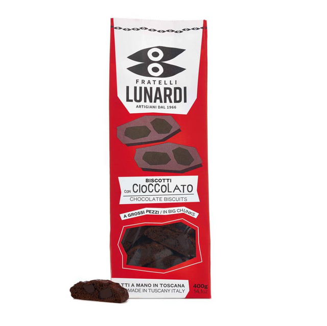 FRATELLI LUNARDI, Biscotti con Cioccolato (Chocolate Cantucci Cookies)