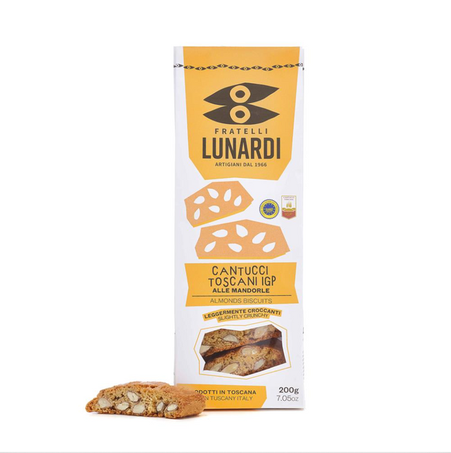 FRATELLI LUNARDI, Cantucci Toscani alle Mandorle (Tuscan Almond Cantucci Cookies)