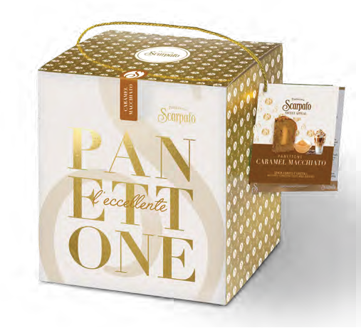 SCARPATO, Panettone Caramel Macchiato (Gift Box)